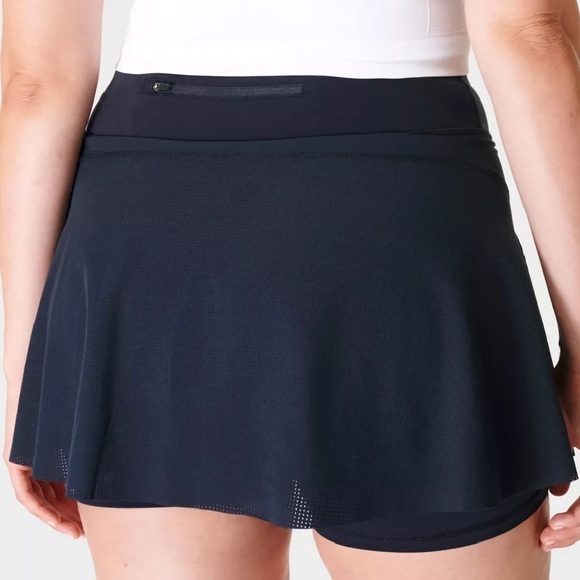 Sweaty Betty Navy Swift Running Skort Skirt - Picture 5 of 9